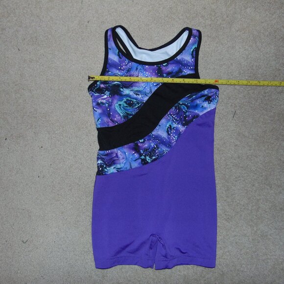 Danskin Now Purple Biketard M (7-8) - Picture 6 of 6